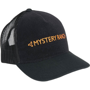 Logo Front Trucker Hat - Black
